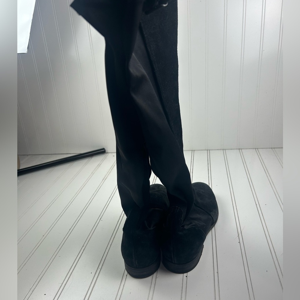 UGG Danae Suede Black Knee-High Tall Riding Women's Boots Size 8 - Picture 7 of 12